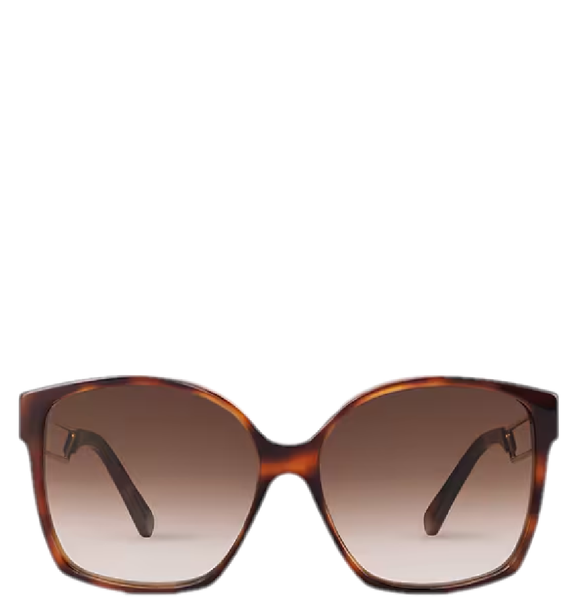  Kính Nữ Louis Vuitton LV Link Light Classic Square Sunglasses 'Brown' 