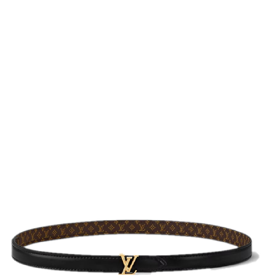  Thắt Lưng Nữ Louis Vuitton LV Mini 15MM Reversible Belt 'Black' 