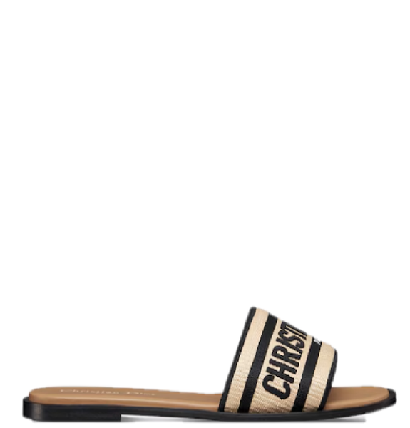  Dép Nữ Dior Dway Slide 'White' 