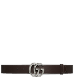  Thắt Lưng Nam Gucci GG Marmont Thin Belt 'Brown' 