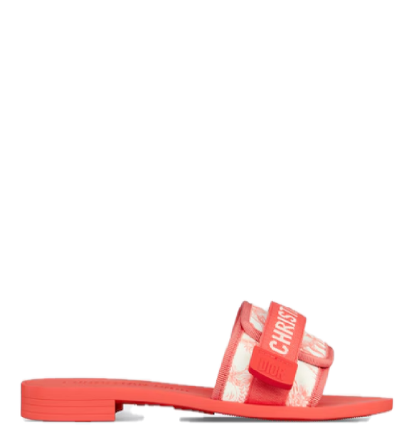  Dép Nữ Dior Dioriviera Dio(R)Evolution Slide 'Red' 