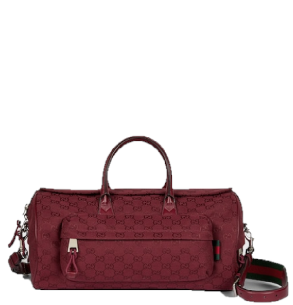  Túi Nam Gucci Medium GG Duffle Bag 'Rosso' 