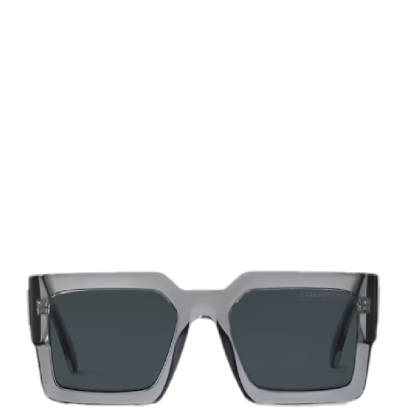  Kính Nam Louis Vuitton LV Clash Low Square Sunglasses 'Grey' 