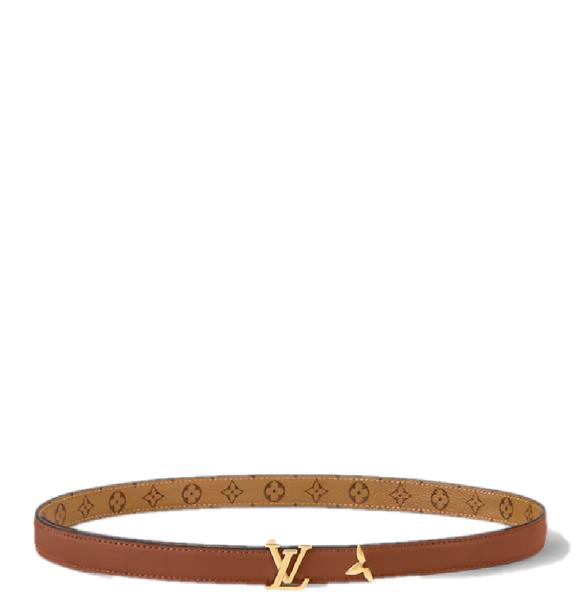  Thắt Lưng Nữ Louis Vuitton Pretty LV 20MM Reversible Belt 'Brown' 