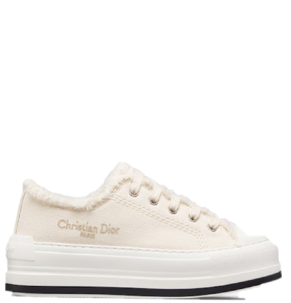  Giày Nữ Dior Dioriviera Walk'n'Dior Platform Sneaker 'Ecru' 