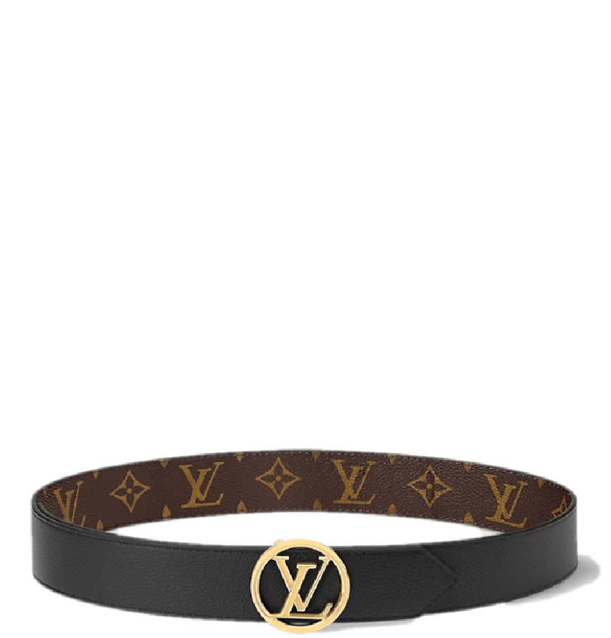  Thắt Lưng Nữ Louis Vuitton LV Circle 35MM Reversible Belt 'Black' 