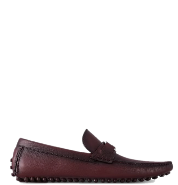  Giày Nam Louis Vuitton Hockenheim Moccasins 'Red' 