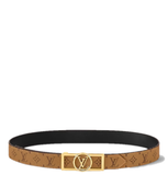  Thắt Lưng Nữ Louis Vuitton Dauphine 25MM Reversible Belt 'Black' 