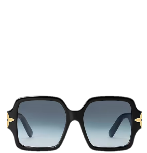  Kính Nữ Louis Vuitton Flower Edge Square Sunglasses 'Black' 
