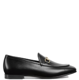  Giày Nữ Gucci Jordaan Loafer 'Black Leather' 