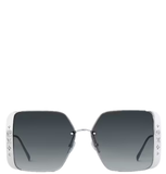  Kính Nữ Louis Vuitton LV Moon Metal Square Sunglasses 'Silver' 