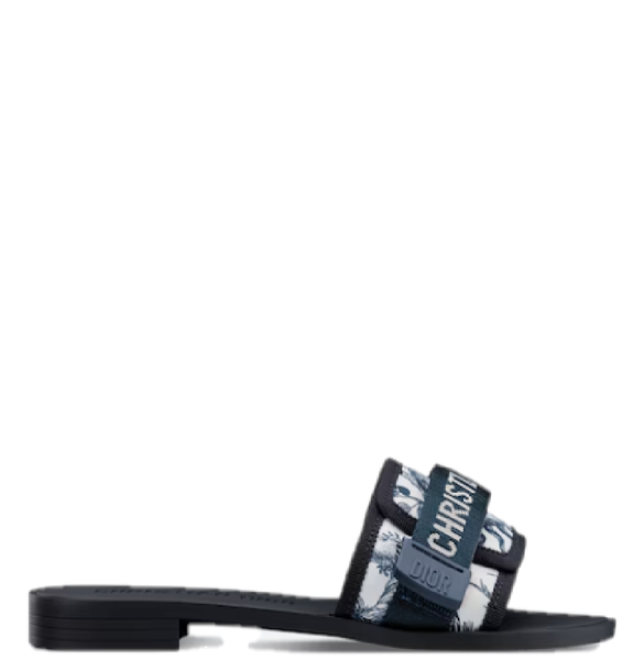  Dép Nữ Dior Dioriviera Dio(R)Evolution Slide 'Deep Blue' 