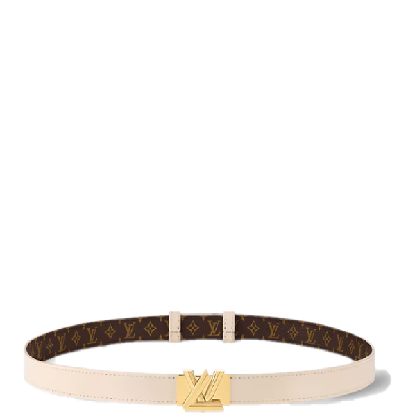  Thắt Lưng Nữ Louis Vuitton LV GO-14 20MM Belt 'Cream' 
