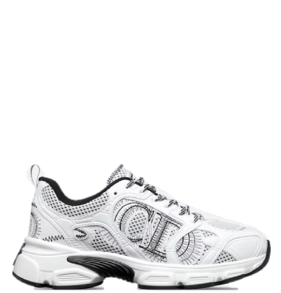  Giày Nữ Dior Chrono Sneaker 'Black Mesh' 