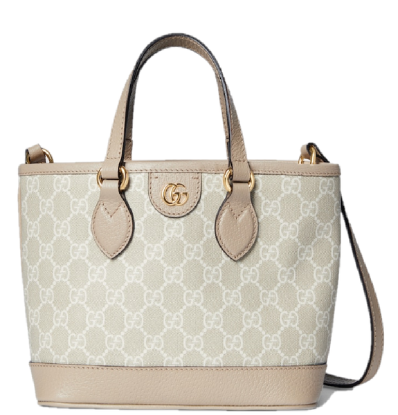  Túi Nữ Gucci Ophidia Mini Tote Bag 'Beige White' 