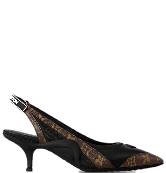  Giày Nữ Louis Vuitton Archlight Slingbacks 'Black' 