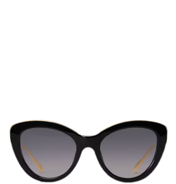  Kính Nữ Louis Vuitton LV Monogram Pearl Cat Eye Sunglasses 'Black' 