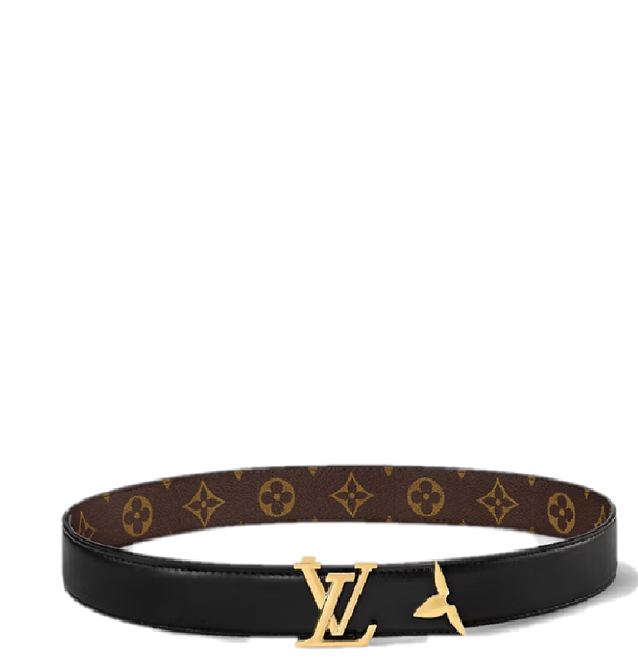  Thắt Lưng Nữ Louis Vuitton Pretty LV 30MM Reversible Belt 'Black' 