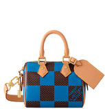  Túi Nam Louis Vuitton Speedy Bandoulière 18 Damier Pop Bag 'Blue' 