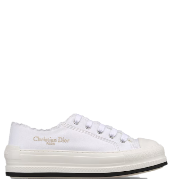  Giày Nữ Dior Dioriviera Walk'n'Dior Platform Sneaker 'White' 