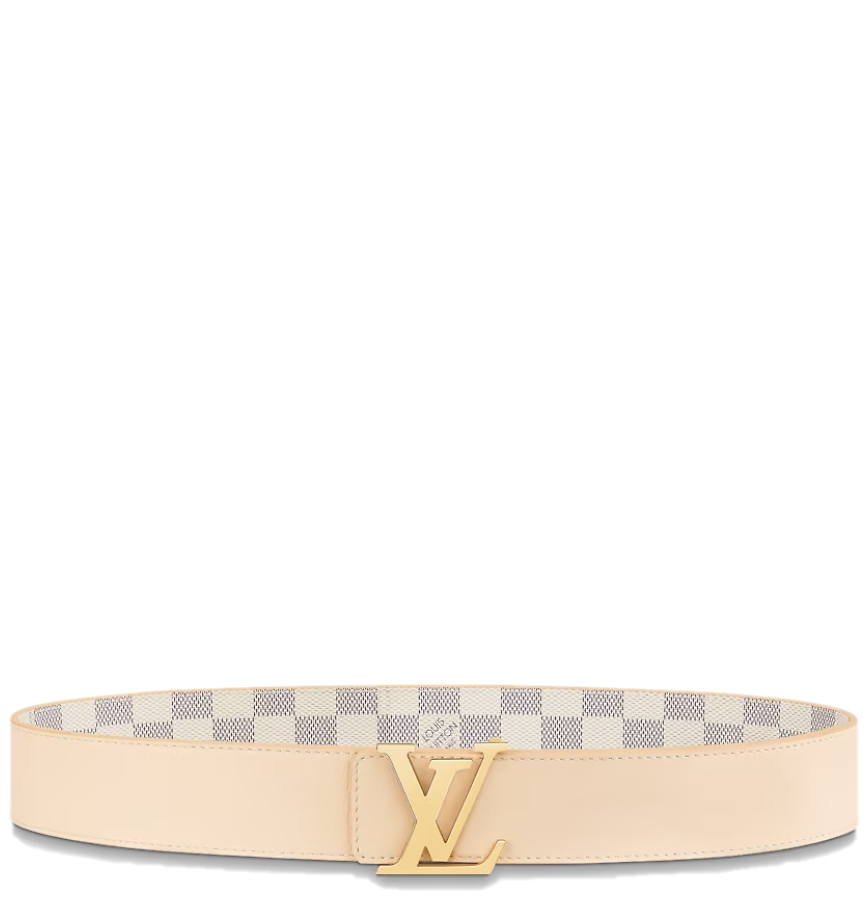  Thắt Lưng Nữ Louis Vuitton LV Initials 40MM Reversible Belt 'Cream' 