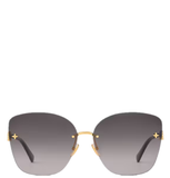  Kính Nữ Louis Vuitton LV Gram Square Cat Eye Sunglasses 'Black' 