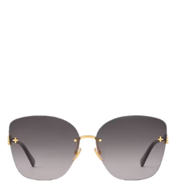  Kính Nữ Louis Vuitton LV Gram Square Cat Eye Sunglasses 'Black' 