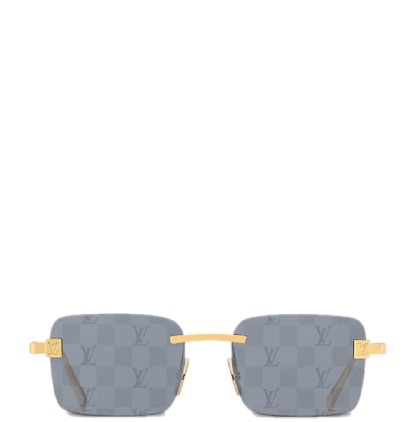  Kính Nam Louis Vuitton LV Pure Low Square Sunglasses 'Black' 