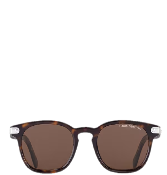  Kính Nam Louis Vuitton LV Signature Square Round Sunglasses 'Tortoise' 