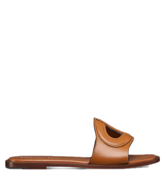 Dép Nữ Dior D-Club Slide 'Camel' 