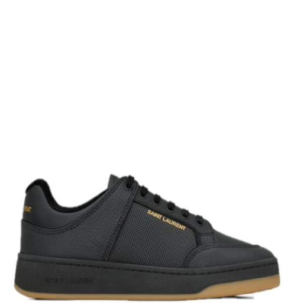  Giày Nam Saint Laurent SL/61 Sneakers In Perforated Leather 'Black' 