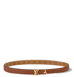  Thắt Lưng Nữ Louis Vuitton Pretty LV 20MM Reversible Belt 'Brown' 