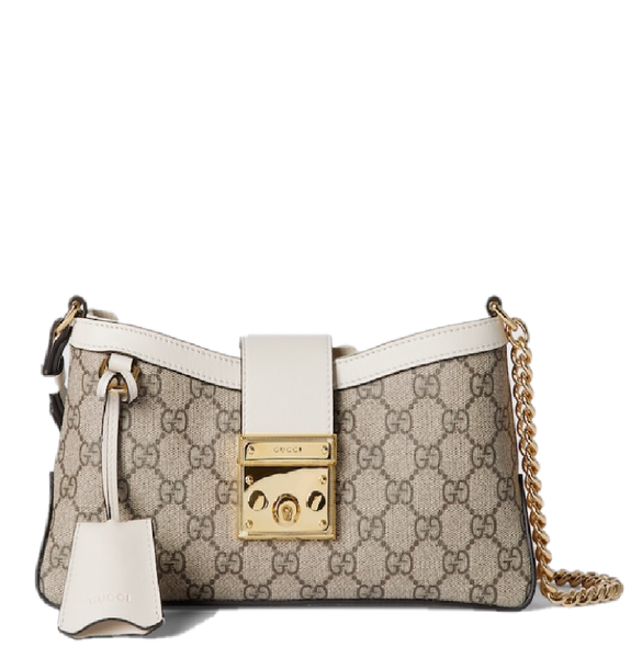  Túi Nữ Gucci Padlock Small Shoulder Bag 'Beige White' 