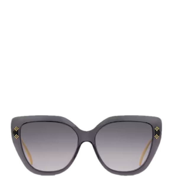  Kính Nữ Louis Vuitton LV Jewel Mix Cat Eye Sunglasses 'Black' 