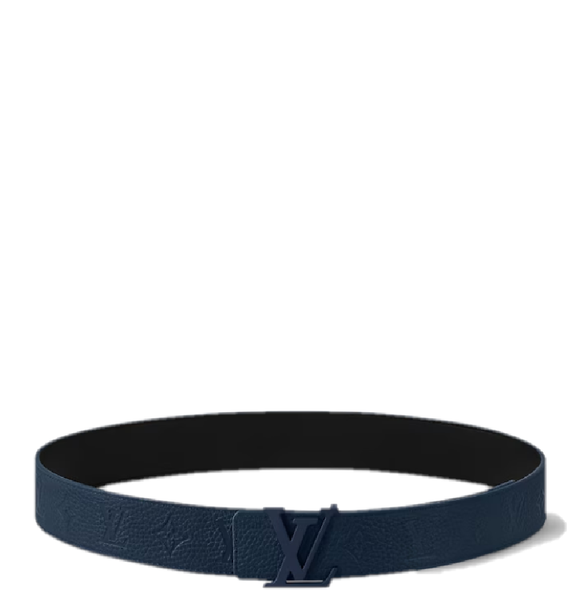  Thắt Lưng Nam Louis Vuitton LV Taurillon 40MM Reversible Belt 'Blue' 