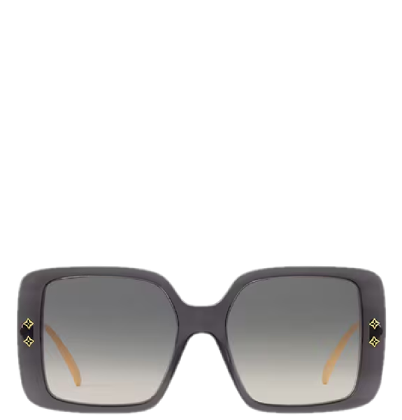  Kính Nữ Louis Vuitton LV Jewel Mix Square Sunglasses 'Black' 