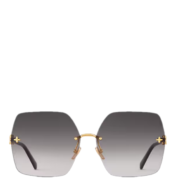  Kính Nữ Louis Vuitton LV Gram Square Sunglasses 'Black' 