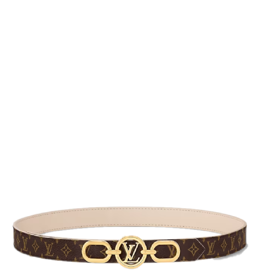 Thắt Lưng Nữ Louis Vuitton LV Circle Prime 20MM Reversible Belt 'Brown' 