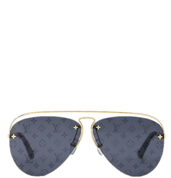  Kính Nữ Louis Vuitton Grease Sunglasses 'Gold' 