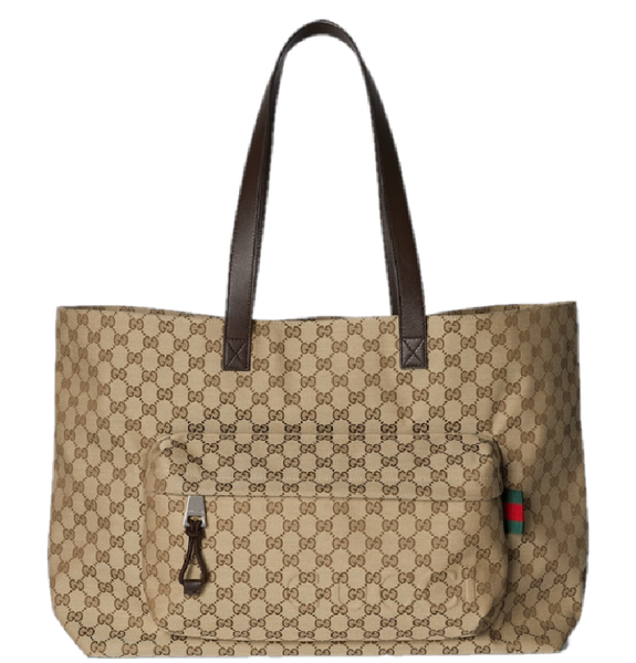  Túi Nam Gucci Large GG Tote Bag 'Beige' ‎ 