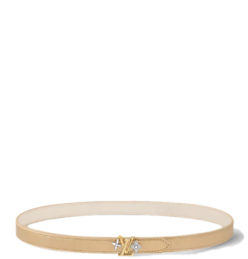  Thắt Lưng Nữ Louis Vuitton LV Gram Vernis 15MM Reversible Belt 'White' 