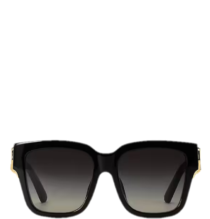  Kính Nữ Louis Vuitton LV Link PM Square Sunglasses 'Black' 