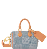  Túi Nam Louis Vuitton Speedy 18 Bandoulière Bag 'Blue' 
