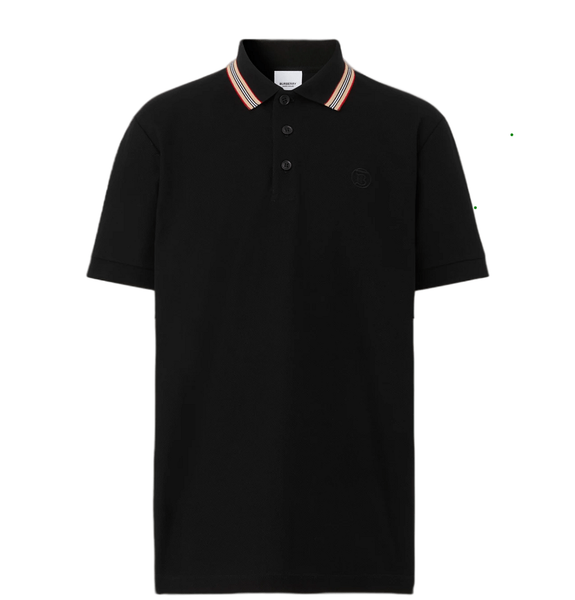  Áo Nam Burberry Monogram Icon Stripe Polo 'Black' 