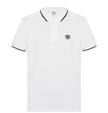  Áo Nam Kenzo Tiger Head Motif Polo 'White' 