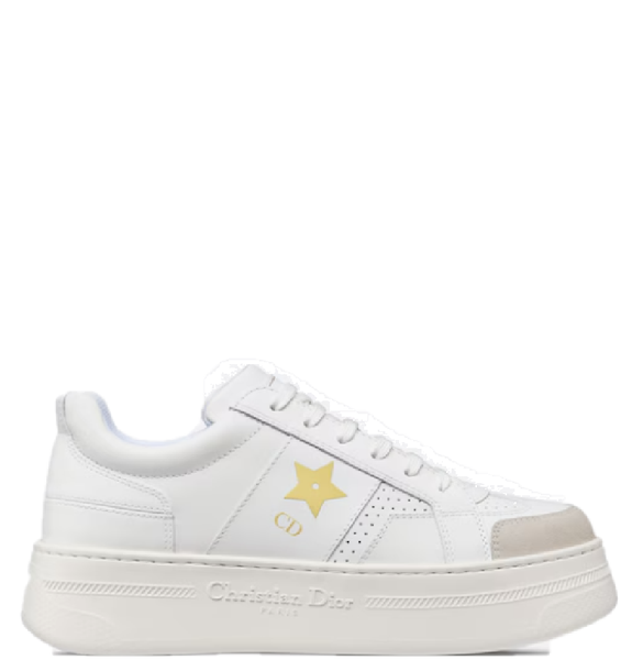  Giày Nữ Dior Star Platform Sneaker 'White' 