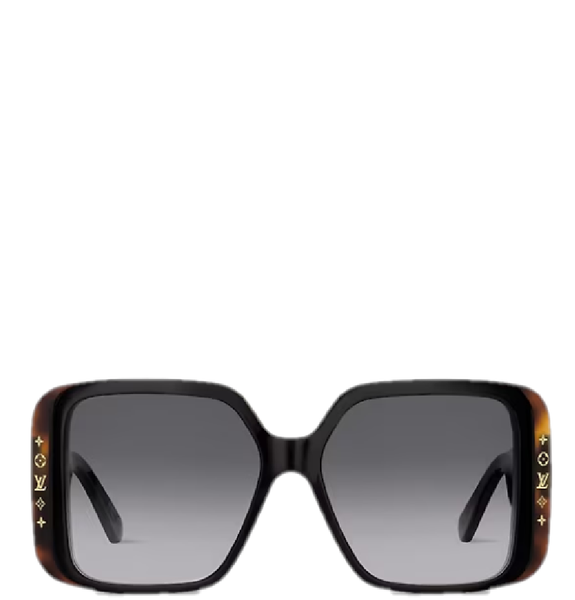  Kính Nữ Louis Vuitton LV Moon Daily Square Sunglasses 'Black' 