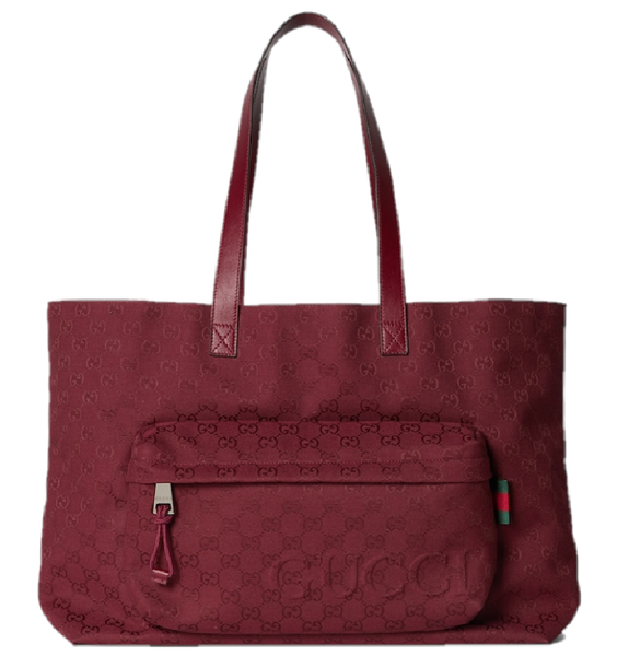 Túi Nam Gucci Large GG Tote Bag 'Rosso' ‎ 