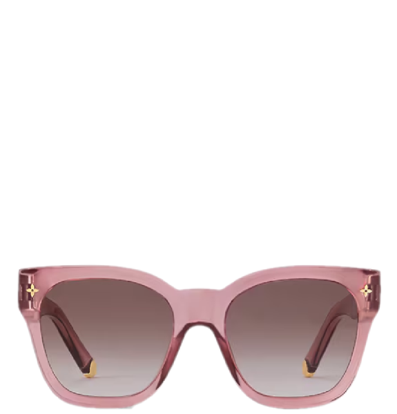  Kính Nữ Louis Vuitton My Monogram Crystal Square Sunglasses 'Pink' 