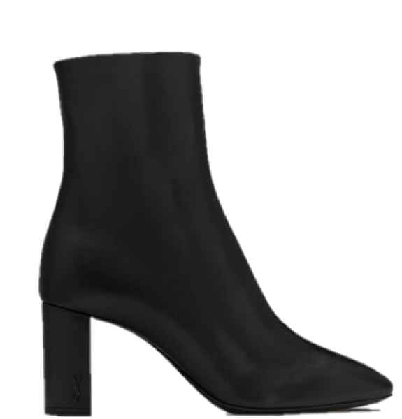  Giày Nữ Saint Laurent Lou Ankle Boots In Smooth Leather 'Black' 